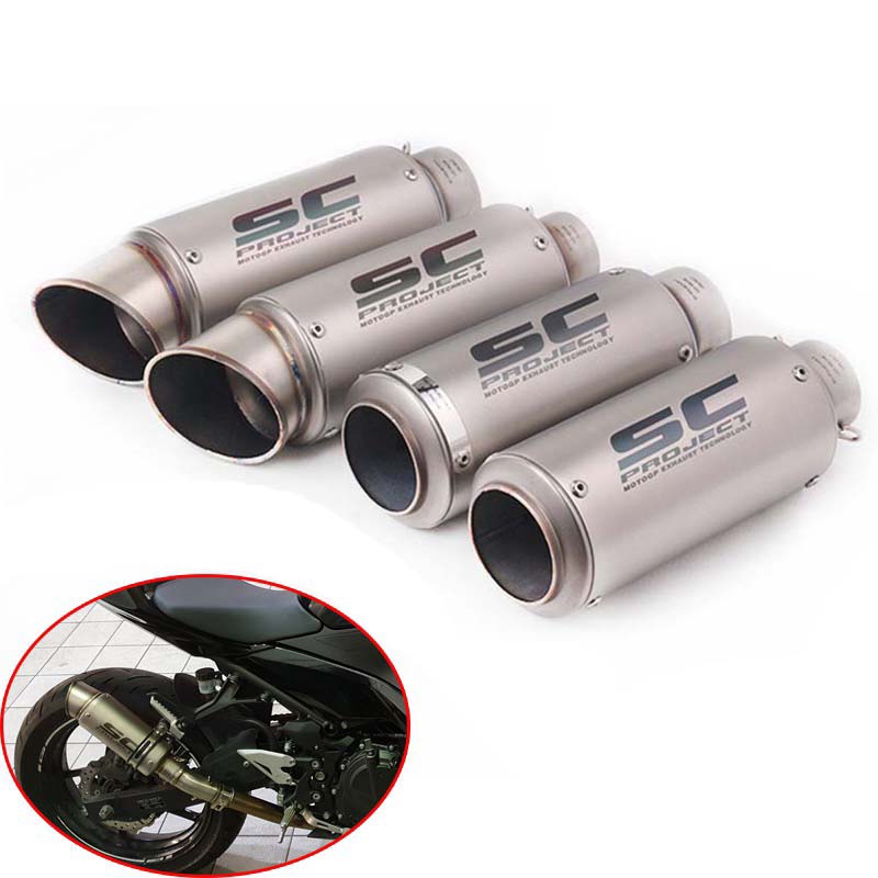 Ống Pô Xả Khí 51/60mm Cho Xe Mô Tô