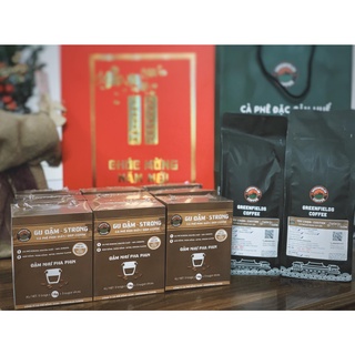 Cà phê phin giấy/cà phê túi lọc gu đậm Greenfields Coffee (hộp 5 gói)