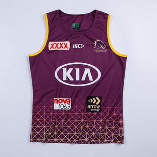 Áo bóng bầu dục Singlet 2020 Brisbane Broncos Singlet Áo bóng bầu dục