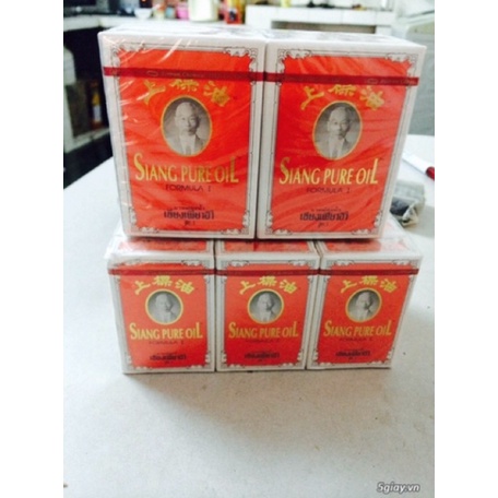 [CAM KẾT CHÍNH HÃNG] DẦU GIÓ ĐỎ THÁI LAN SIANG PURE OIL F1 HIỆU ÔNG GIÀ