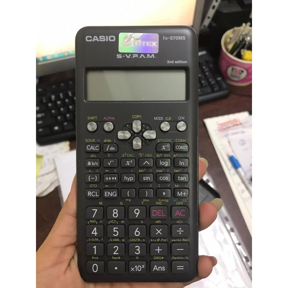 Máy tính Casio FX-570MS 2nd Edition - Chính hãng Bitex (Bảo hành 7 năm)