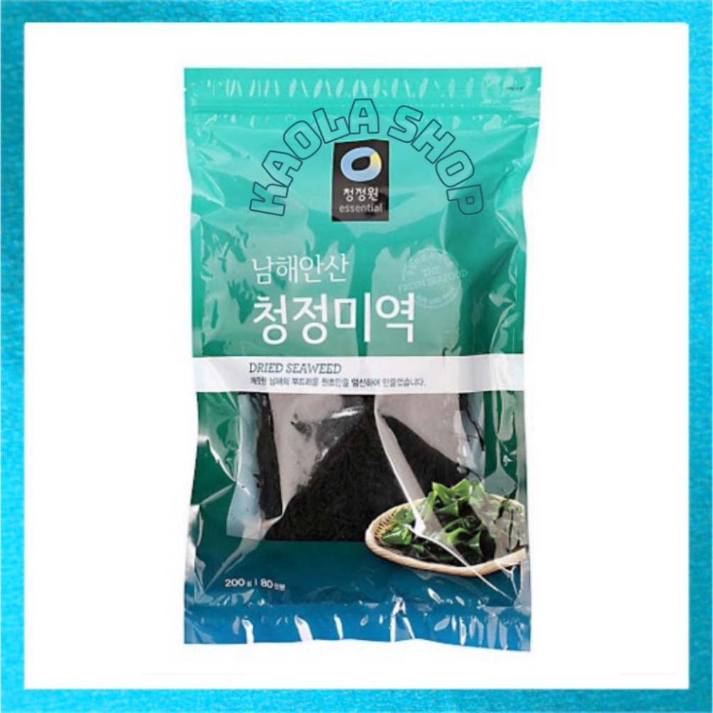 Rong Biển Khô Nấu Canh Hàn Quốc DAESANG - Nhập Khẩu Hàn Quốc Gói 50G