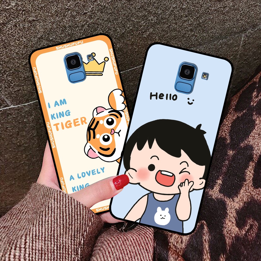 Ốp lưng Samsung J6 2018 / J6 Plus / J6+ in hình mickey, hổ, kingtiger siêu rẻ T19 - T24