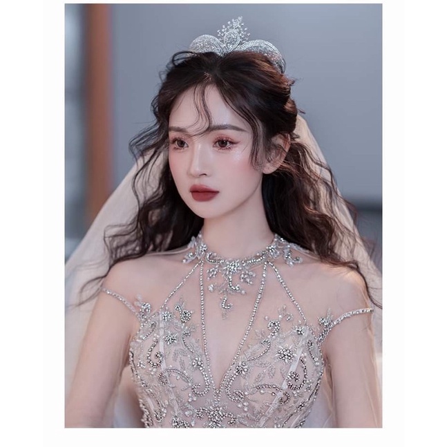 vương miện cao cấp, vương miện cài tóc cô dâu