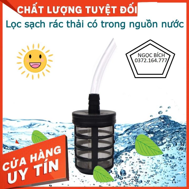 Bộ đầu lọc rác, lọc chất thải lắp ống nước cho máy xịt rửa xe