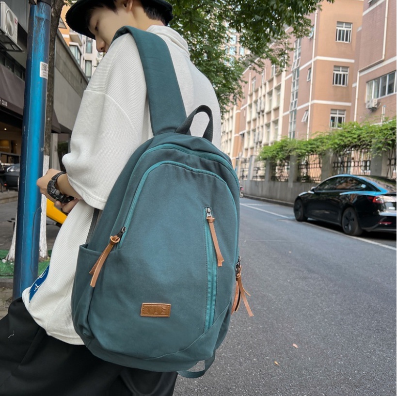 Balo nam nữ vải canvas Ulzzang phong cách Hàn Quốc xinh xắn,Túi xách cỡ lớn đi học, đi làm, đi chơi cực tiện lợi giá rẻ