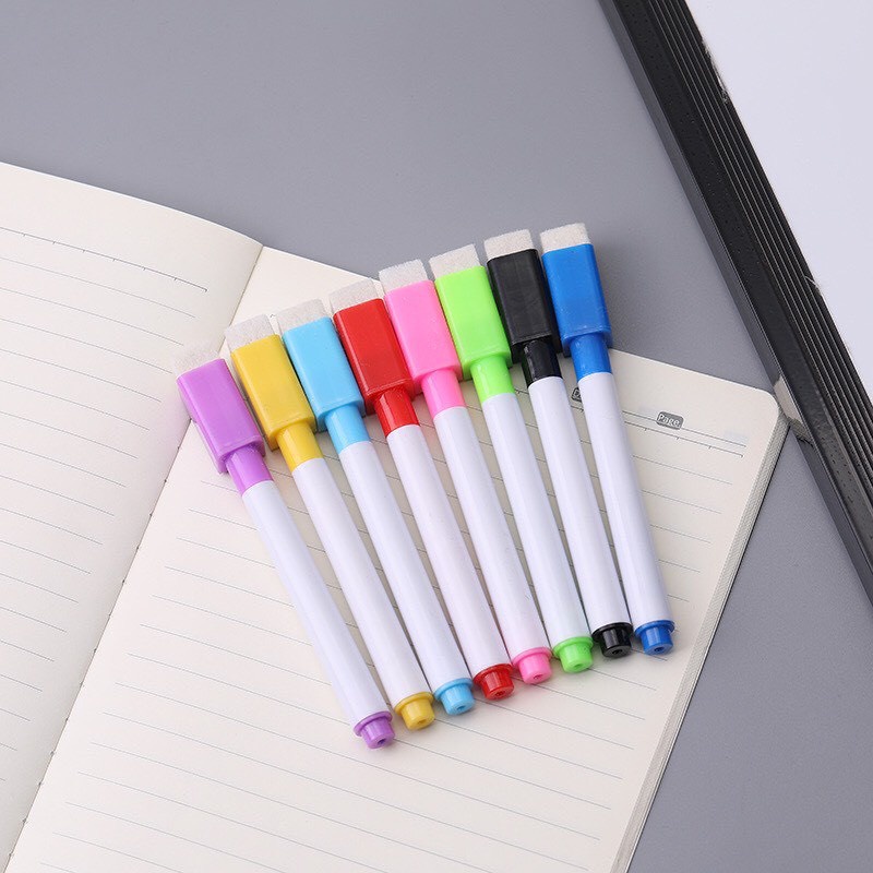 Bút Lông Mực Viết Bảng MESAUKIDS Bút lông ngòi nhỏ tập viết xóa được Bút Lông Viết Bảng Trắng Học Liệu Montessori