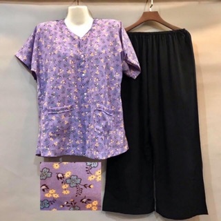 Bộ Đồ Người Già Áo Bà Ba Cộc Tay (Inbox Để Chọn Mẫu)