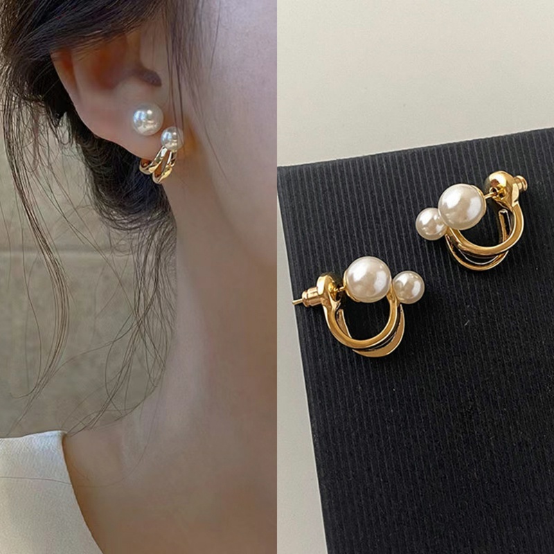 Bông Tai Ngọc Trai Thời Trang Hàn Quốc Màu Sắc