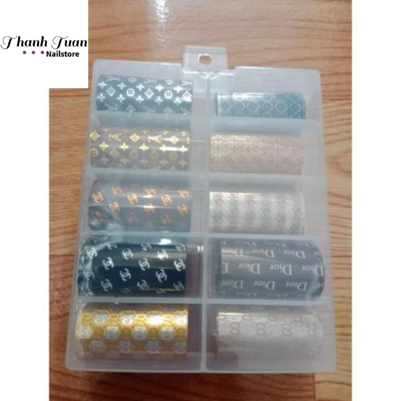 Foil dán móng dán nail các mẫu hot  - Phụ kiện đồ nail