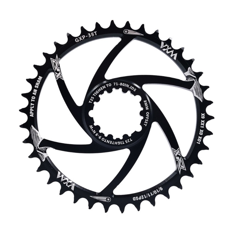 Bánh Răng Dây Xích 30T 32T 34T 36T 38T 3mm 6mm Cho Xe Đạp MTB