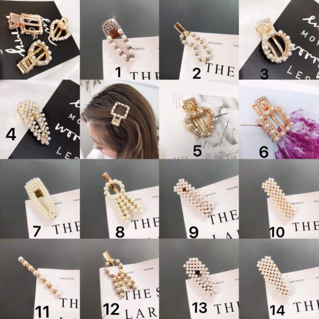 COMBO 3 Kẹp Ngọc Trai