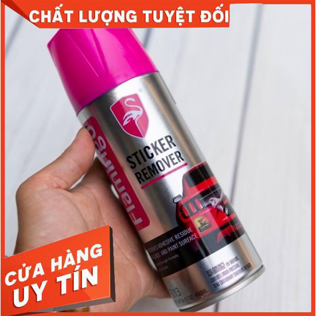 Flamingo F013 500ml.Xịt tẩy Băng Keo và các cặn bẩn dính lâu