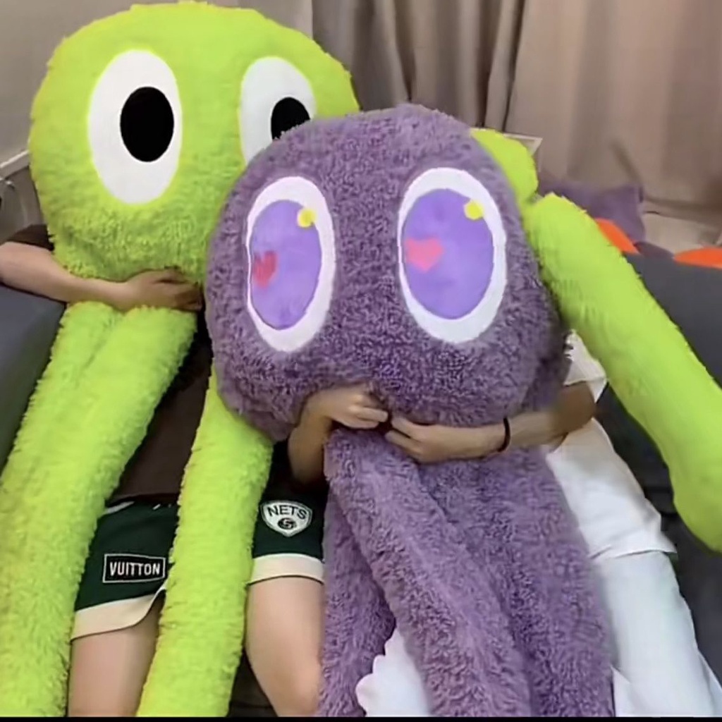 Đồ chơi nhồi bông Hình Bạch Tuộc Dễ Thương Cho Bé