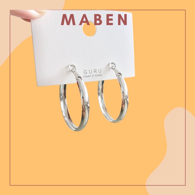 Hoa tai khoanh tròn chống dị ứng - Maben