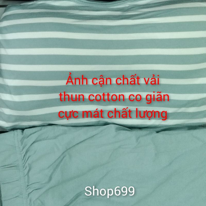 (Có sẵn)-ĐỒ BỘ DÀI TAY THU ĐÔNG CAO CẤP ÁO KẺ KÈM BRA (HÀNG QUẢNG CHÂU CAO CẤP)