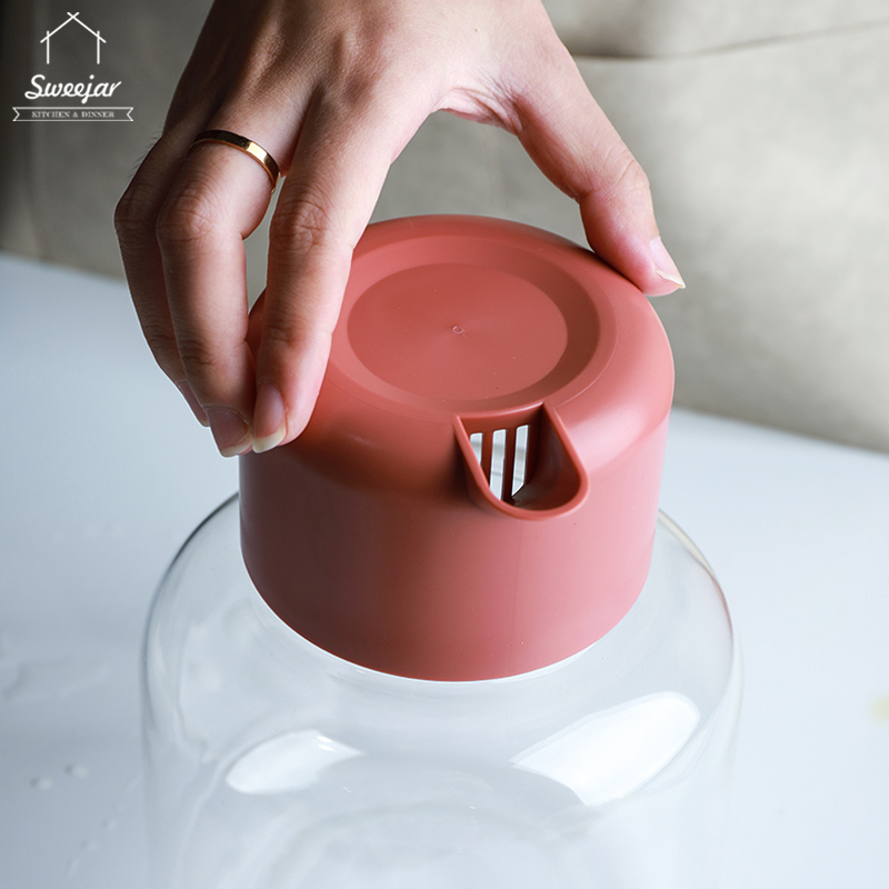 Ấm đun nước SWEEJAR có tay cầm tiện dụng bằng thủy tinh dung tích 1500ml