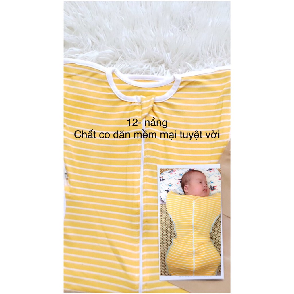 Nhộng chũn Cocoon giúp bé ngủ ngon, sâu giấc chống giật mình co giãn tốt ÔI BÉ CƯNG pk.30