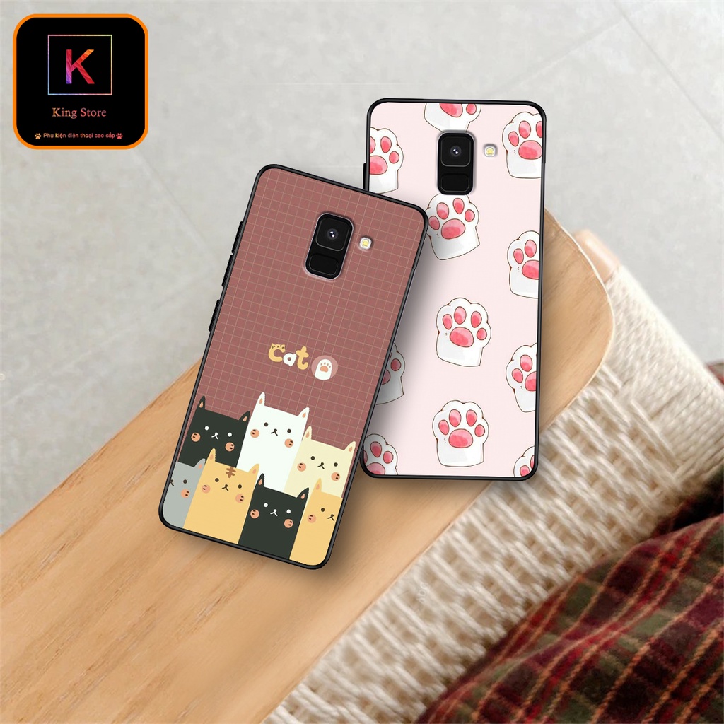 Ốp lưng Samsung A8 2018 - A8 Plus - A8 Star - Ốp Samsung in hình LoveCat - Chất liệu TPU siêu bền