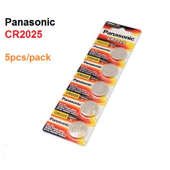 Pin cúc Panasonic CR2032 / CR2025 / CR2016 / CR1220 vỉ 5 viên