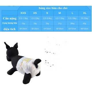 Bỉm cho chó mèo cái