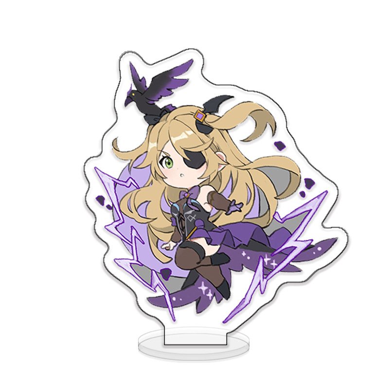 ( CHIÊU THỨC ) Mô hình Standee GENSHIN IMPACT game anime chibi mica trưng bày