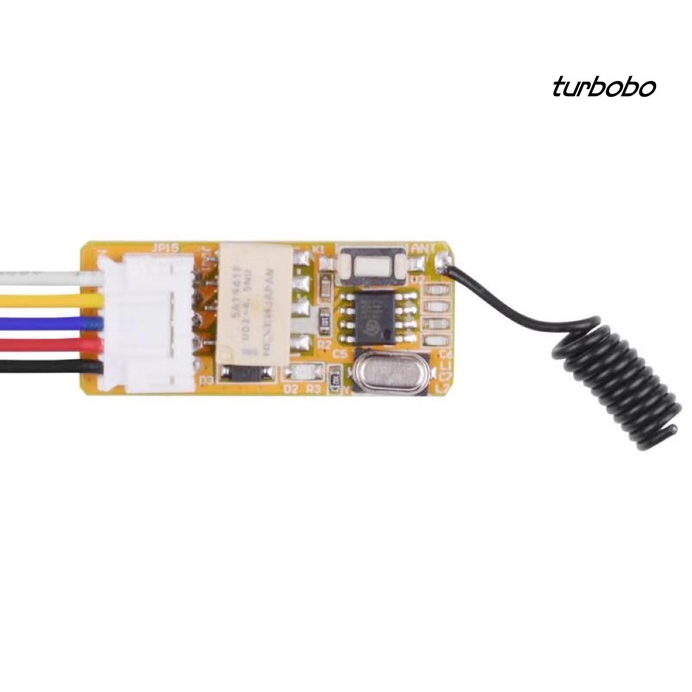 Bộ Nhận Tín Hiệu Điều Khiển Từ Xa Turbobo DC 5V 9V 12V 1 Kênh Cho Đèn LED