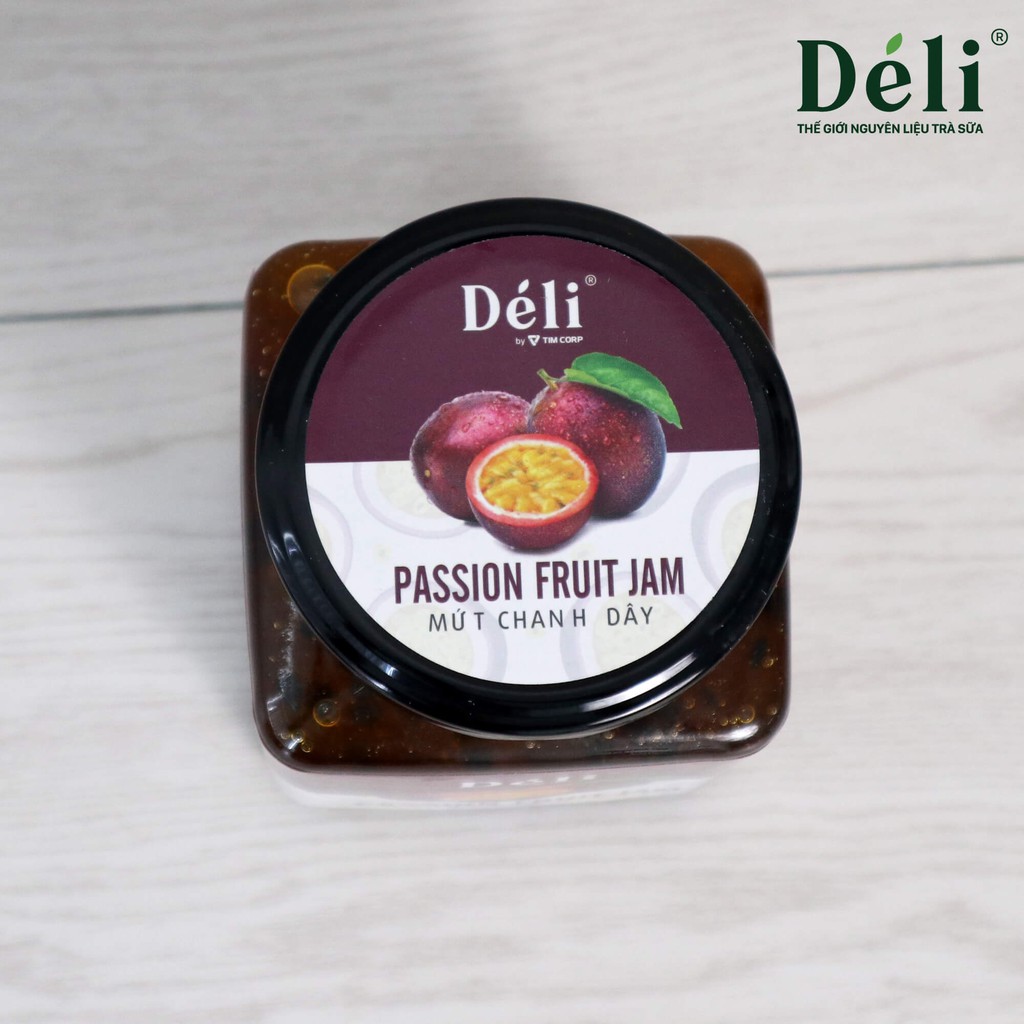 Mứt Chanh dây cao cấp Déli [GIÁ TỐT] VỊ NGON THIÊN NHIÊN (850gr)HSD: 18 tháng. Nguyên liệu pha chế trà sữa, trà trái cây