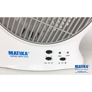 QUẠT TÍCH ĐIỆN MATIKA MTK-6298