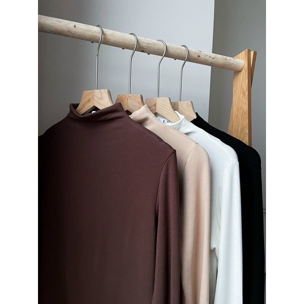 [Ảnh thật/Video]Áo giữ nhiệt nữ siêu mềm mịn , áo giữ nhiệt cổ 3 phân ôm body ấm áp | BigBuy360 - bigbuy360.vn