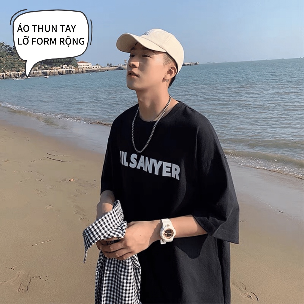 Áo Thun Xumin Form Rộng Chất Cotton In Hình JILSANDEN