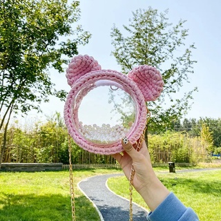 Túi Len Handmade, Túi Tự Đan Hình Gấu DIY Đáng Yêu