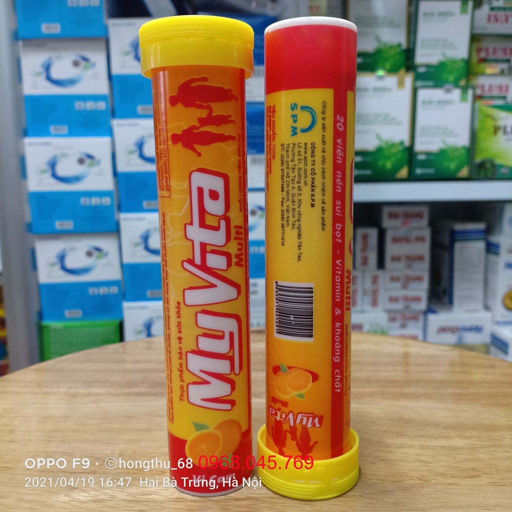 Viên sủi bổ sung Vitamin MyVita tuýp 20 viên