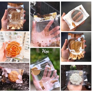 10 bộ khay túi đựng bánh trung thu 100g,150g,200gram