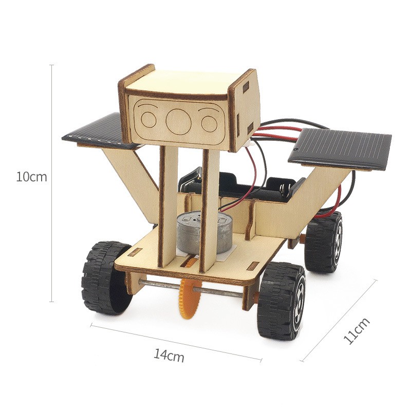 Xe Ô Tô Đồ Chơi Mô Hình Thông Minh Tự Lắp Ráp Bằng Gỗ  - Năng Lượng Mặt Trời- Haoshipshop