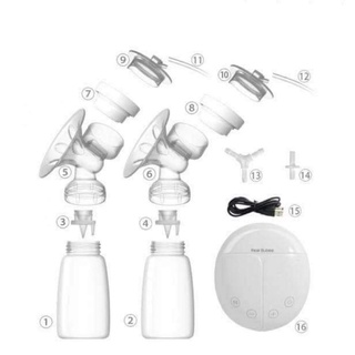 Phụ kiện đầy đủ của máy hút sữa Real bubee