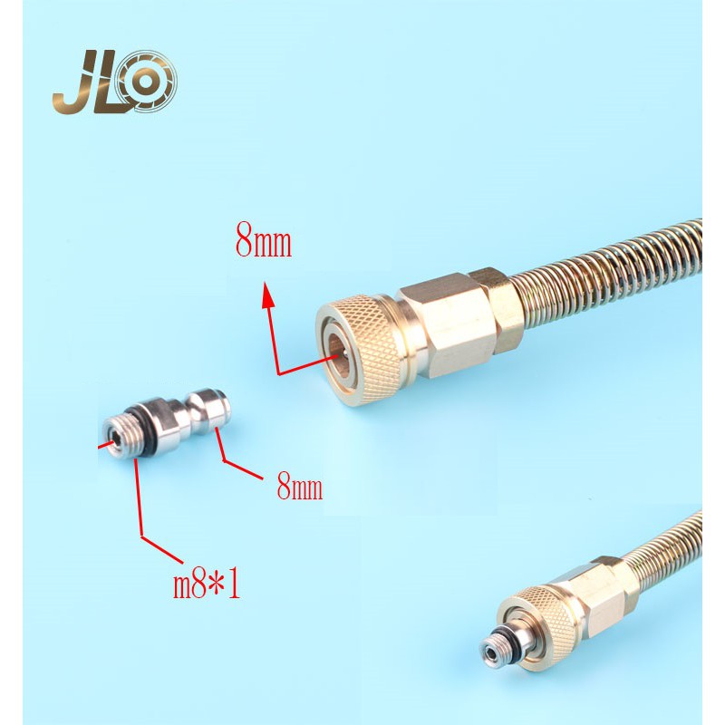 Đầu nối van , khớp nối van, kẹp đầu van - Chân 10, đầu vào Van chân 8 + Kèm theo doăng trắng cứng