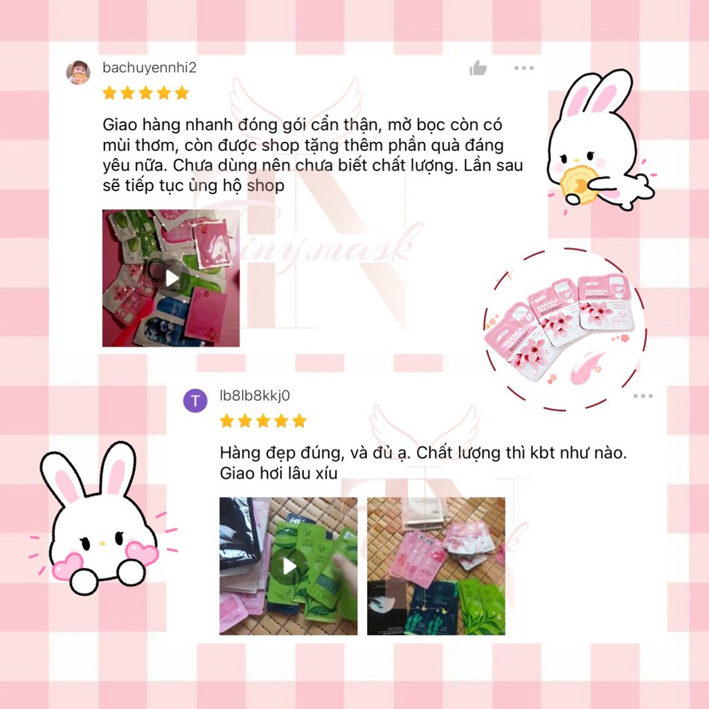 Mặt Nạ Bùn Trà Xanh Matcha Và Mặt Nạ Bùn Sakura Hoa Anh Đào Chính Hãng Laikou - Ngừa Mụn Sáng Da Se Khít Lỗ Chân Lông