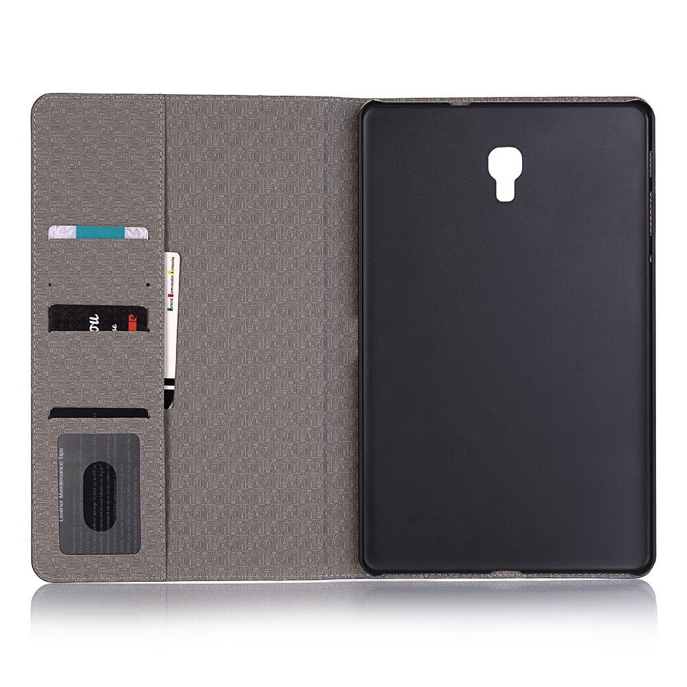 Leather Case for Samsung Galaxy Tab A 10.5 2018 SM-T590 SM-T595 Cover Smart Auto Sleep Wake Stand Tablet Shell with Film Pen