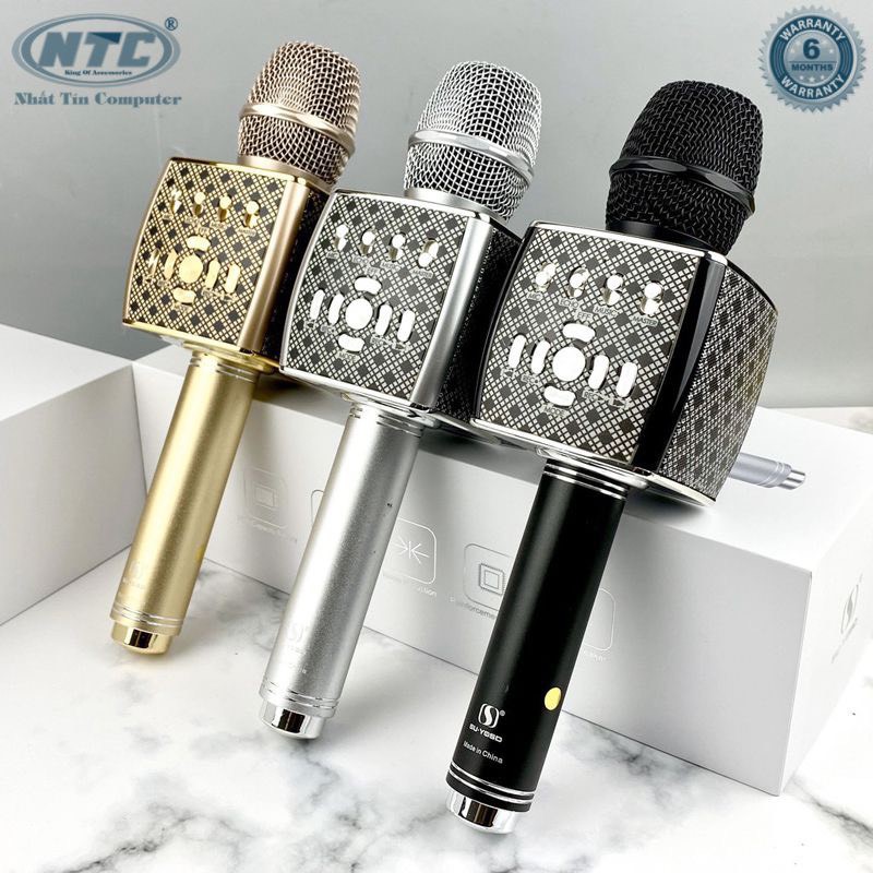 Mic Karaoke YS95 Cao Cấp ⚡FREE SHIP⚡ Micro Blutooth YS 95 Tích Hợp Loa Siêu Hay . Bảo Hành 12 Tháng