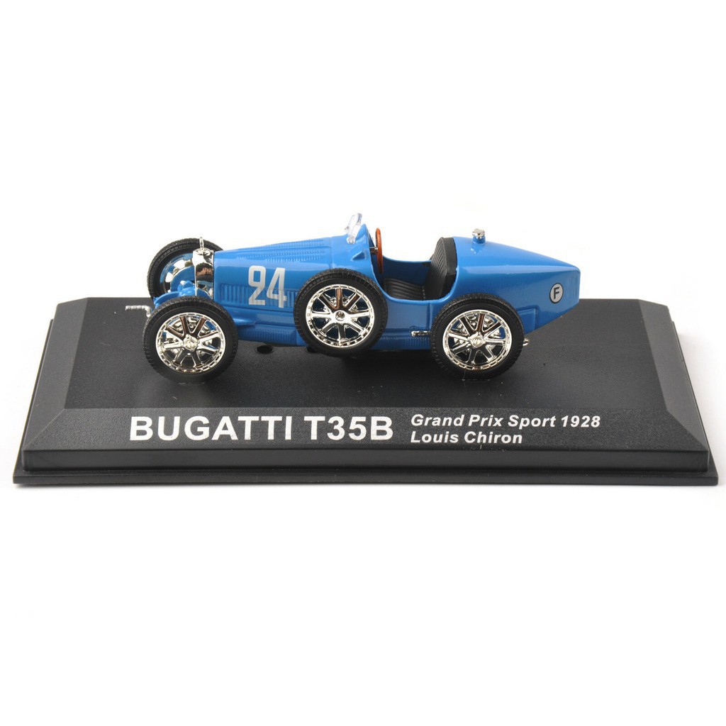 Mô Hình Xe Ô Tô Bugatti T35B Grand Prix Sport 1928 Tỉ Lệ 1 / 43 Cao Cấp