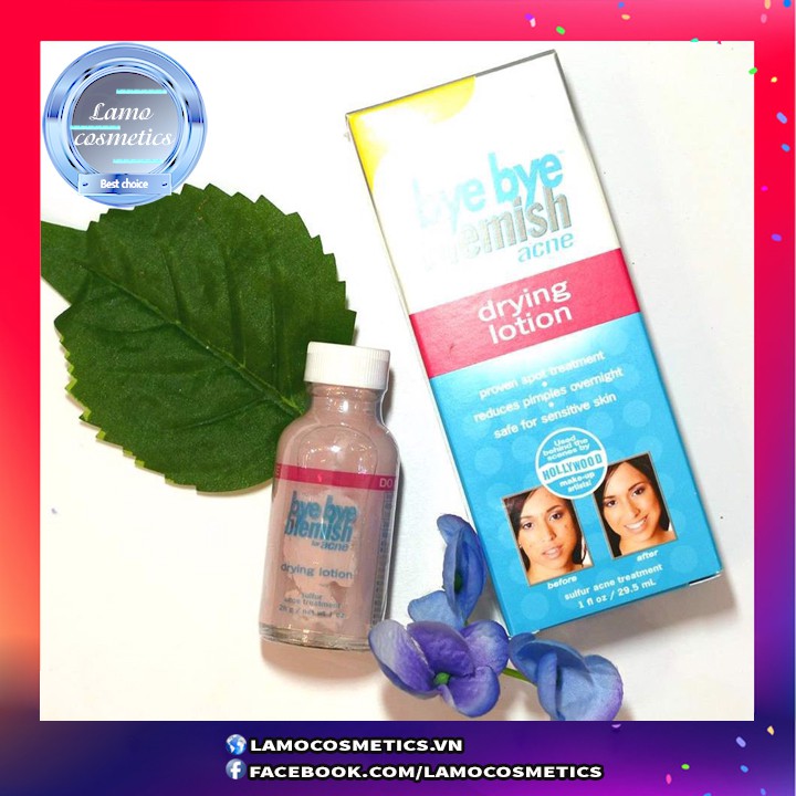 Chấm Mụn Bye Bye Blemish For Acne Drying Lotion USA Chính Hãng 100% | BigBuy360 - bigbuy360.vn