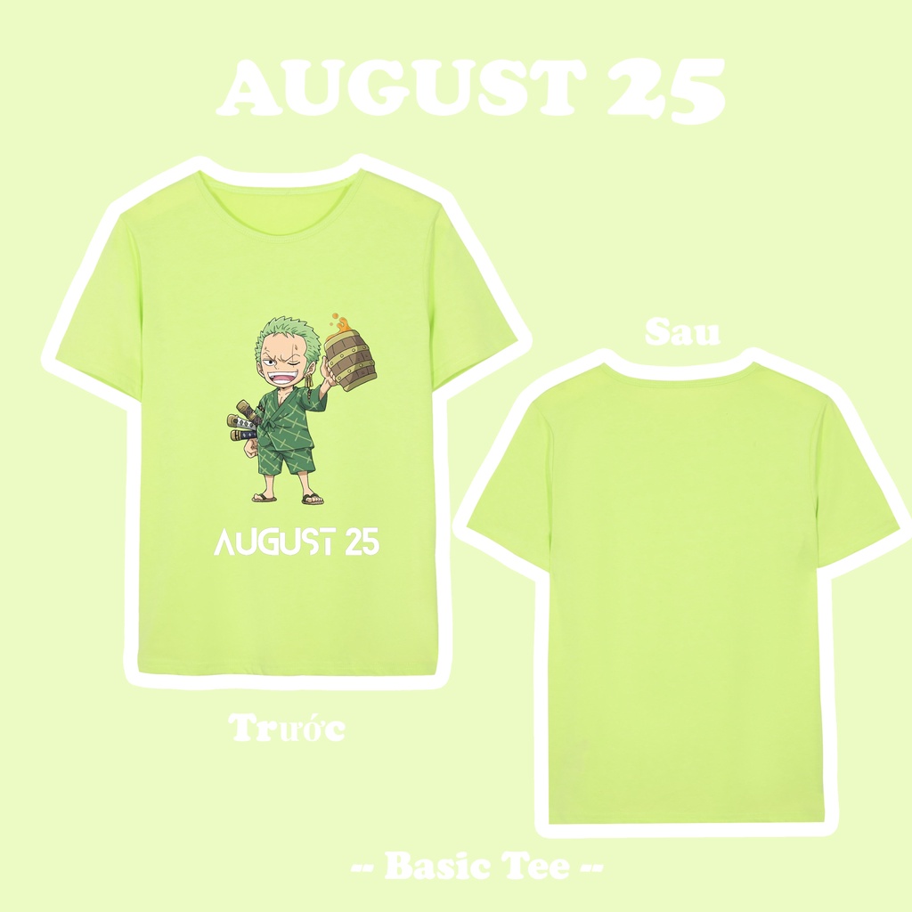 20kg-60kg | Áo thun form rộng tay lỡ cho bé Trai Zoro One piece Vua hải tặc