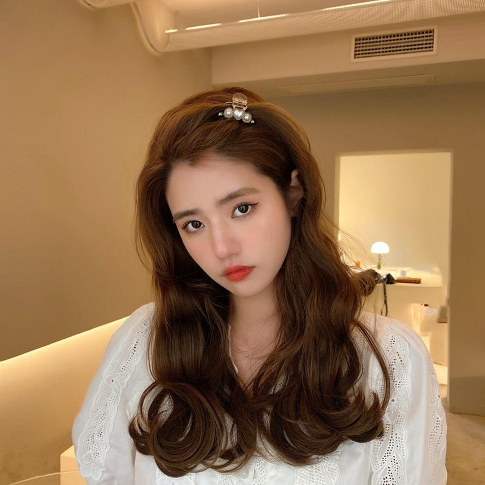 Kẹp Tóc Hình Vuông Bằng Hợp Kim Phong Cách Hàn Quốc Ngọt Ngào Cho Nữ