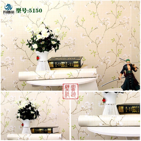 Decal giấy dán tường nhánh hoa mai