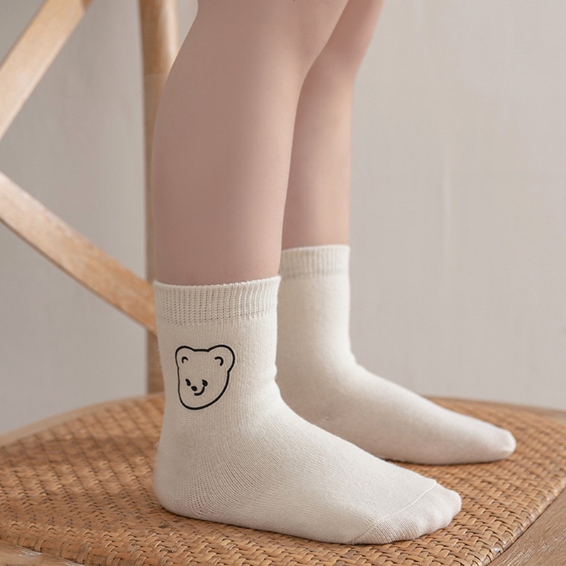 Vớ Cotton Thu Đông Chống Trượt In Họa Tiết Hoạt Hình Dễ Thương Cho Bé