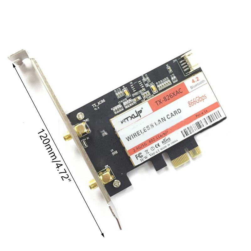 Thiết Bị Kết Nối WiFi NGFF Cho Máy Tính Pcie M.2 Pcie BT 4.2 AC 802.11A