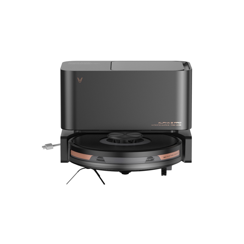 Robot Hút Bụi Lau Sàn Thông Minh Viomi Alpha 2 Pro Phát Hiện 150 Chướng Ngại Vật, Túi Đựng Than Hoạt Tính