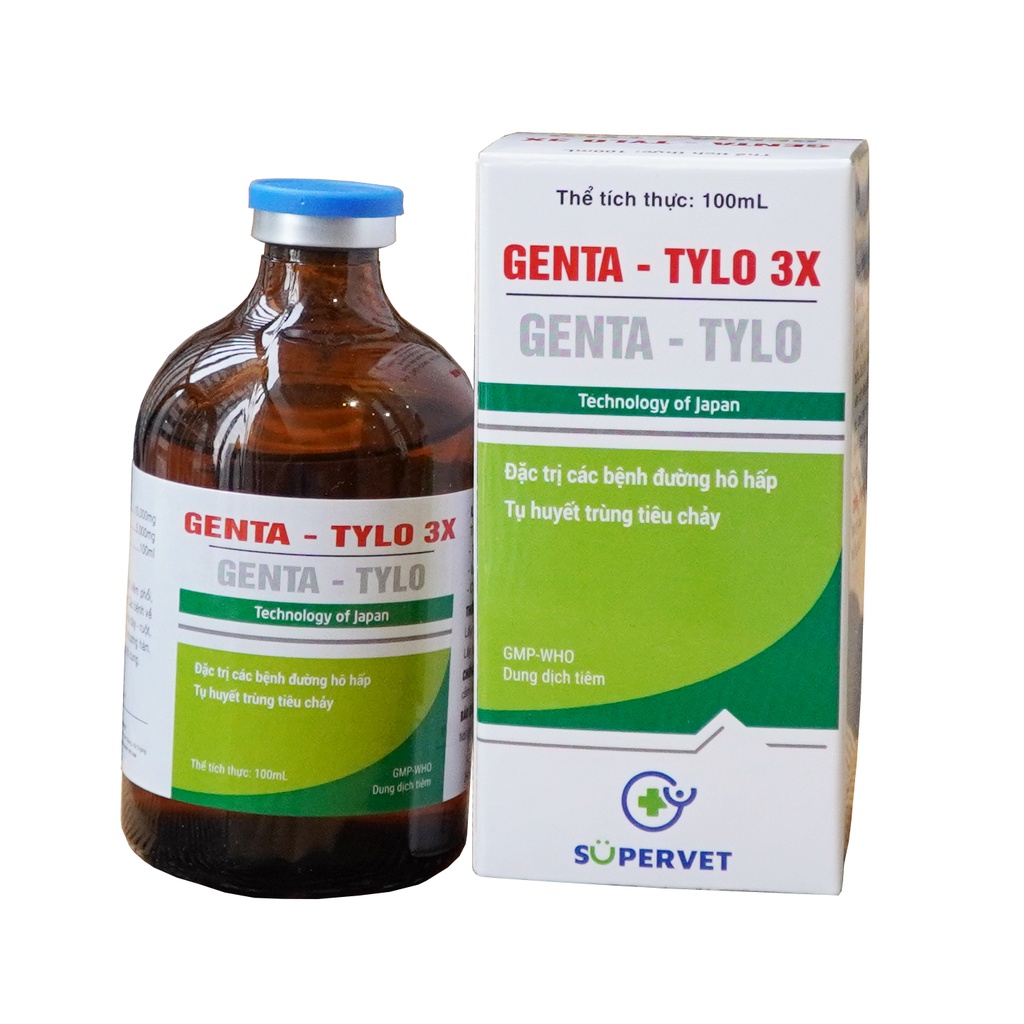 1 Lọ Genta-Tylo 3x - Thú y - trâu bò lợn gà dê cừu