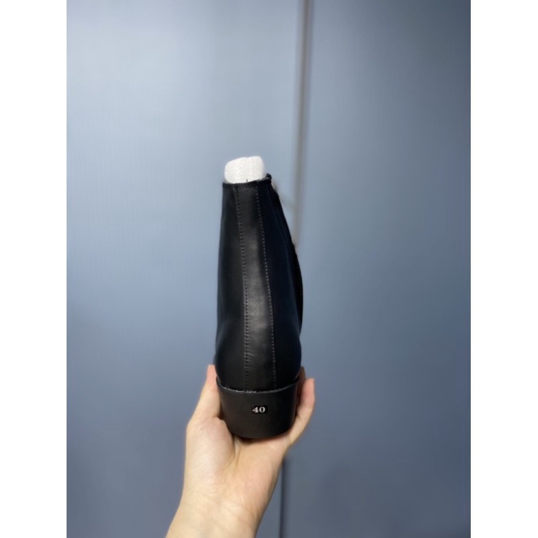 Giày thời trang Zip Boots chất liệu da bò độn 4.5cm | BigBuy360 - bigbuy360.vn